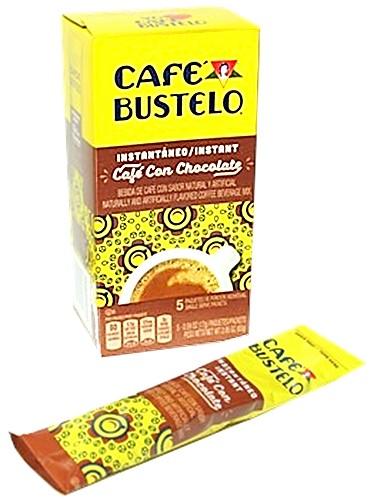 Cafe con Chocolate Instant by Bustelo 5 Indiv Servings